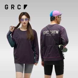 GRC Cycling Crew Urban Commute Long Sleeve T shirt Unisex Comfortable Breathable Sports Top for Cyclists
