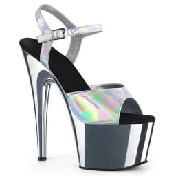 Pink 7-inch heels, 17cm electroplated stilettos from sexy clubs, and models' pole dancing sandals