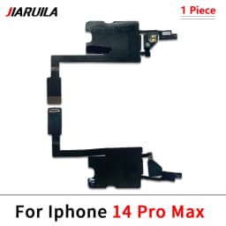 NEW Replacement Parts For iPhone 12 13 Pro Max 12 13 mini 14 Plus Earpiece Speaker with Proximity Sensor No facial ID Flex Cable