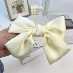 Big Hair Bow Ties Hair Clips Satin Two Layer Butterfly Bow For Women Bowknot Hairpins Trendy Girls Hair Accessories Barrettes