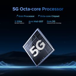 DOOGEE Note 59 5G Smartphone Android 15 NFC Cellphone 6.75" Screen 32GB (8+24) 128GB Unisoc T820 6250mAh Battery Mobile Phone