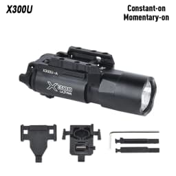 Tactical light X300U X300 Ultra High Output LED Handgun Flashlight X400 Fit Picatinny Rail Pistol Airsoft Hunting Lighting