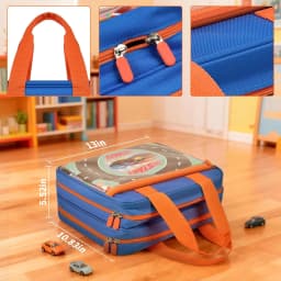 Toy Car Storage Case Compatible with Hot Wheels for Matchbox for LEGO for AZEN for JOYIN for Tub Works Cars Toy Car Organizer Ho