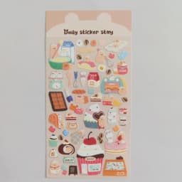 BONITO Cake Desserts Cute Hamster Bakery Stickers Scrapbooking Diy Journal Diary Stationery Sticker School Supplies Gift