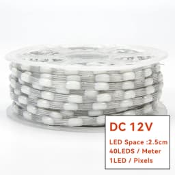 Ktrlight 12V WS2815 High Quality Seed Pixel Light 4pin with Individually Addressable RGB Magic Dream Color String Lights