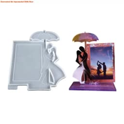 DIY Couple Shaped Epoxy Resin Frame Mold Creative Picture Frame Mould Ideal for Home Decors and Unique Gift Making