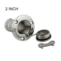Marine Boat Hardware Deck Filler 38/50mm 316 Stainless Steel Key Cap Filler Water Waste Diesel Gas Fuel Deck Filler 1.5" and 2"