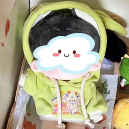 Doll Clothes 20cm Cotton Doll Replacement Clothes Hooded Sweaters Plush Doll Clothes Children's Holiday Gifts
