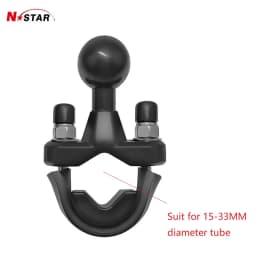 1 Inch 25mm Ball Head Adapter Motorcycle Handlebar Clamp Mount Phone Ball Head Mount Aluminum Ball Base Socket Arm Mount for Ram