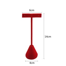 High-End Velvet Or Leather Earrings Display Storage Rack High, Medium And Low Size Jewelry Display Props Earrings Display Props