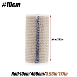 1Roll Premium Elastic Bandage Wrap,Cotton Latex Free Compression Bandage Wrap with Self-Closure,Support & First Aid for Sports