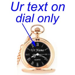 Customize With Your LOGO Name Text Classic Fashion 47MM Fob Chain Smooth Steel Polish Quartz Pocket Watch Mens Pendant Presents