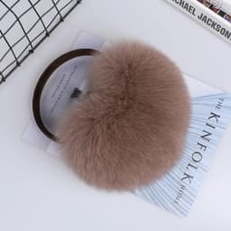Real Fox Raccoon Fur Hang Ear Cover Warm Winter Earmuffs Headwear Ear Muffs Earmuffs Cold Ear Warmer Ear Protection Headband