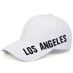 Unisex Los Angeles Letter Embroidery Baseball Caps Spring Autumn Outdoor Adjustable Casual Hats Sunscreen Hat Sports Cap