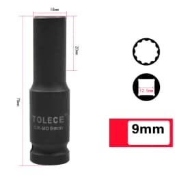 1/2 inch Torx Socket Wrench Head Metric Air Pneumatic Socket Wrench Head 8-41mm Standard Durable Car Auto Truck Repair Tools