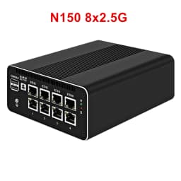 Topton Firewall Mini PC 2x10G SFP+ Intel I3-N355 N305 N150 N100 4xi226-V 2.5G LAN DDR5 NVMe Proxmox ESXi PfSense Home Lab Server