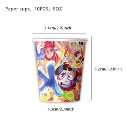 New The Amazing Birthday Party Decorations Digitaled Circus Tableware Set Plates Banner Tablecloth for Baby Shower Supplie Gifts