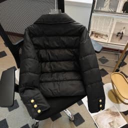 Single Breasted Short Women Puffer Jacket Turn-Down Collar Down Cotton Padded Fashion Coat New Autumn Winter Chic Warm Outerwear