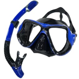 Diving Mask with Sports Camera Mount, Electroplated Tempered Glass, Silicone Strap, Safe and Comfortable Design