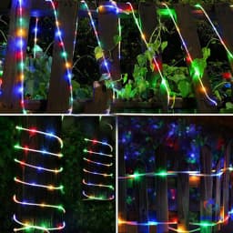 LED Rope Tube String Lights 10M 20M 30M Outdoor 8 Modes Christmas Fairy Lights Garland for DIY Garden Fence Party Wedding Decor