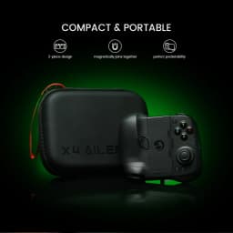 GameSir X4 Aileron Bluetooth Mobile Phone Gamepad Xbox Authorization Gaming Controller with Hall Effect, Portable Joycon