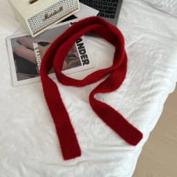 Multi-material Color Blocking Stripe Scarf Decoration Knitted Irregular Tassel Scarves Women Autumn And Winter Soft Scarf