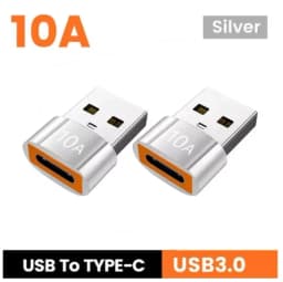 USB3.0 Type-C Data Adapter Type C 10A USB C Male To USB Female Converter For Macbook Xiaomi Samsung Fast OTG Connector 