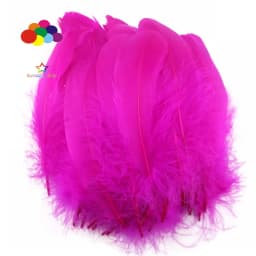 100PCS Soft Goose Feathers 5-7 Inch/13-18cm For Wedding Party Decoration Carnival Diy Facinator