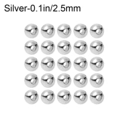 25Pcs/lot Nice-Designed Slotted Tungsten Beads Fly Tying Beads Tungsten 2mm/2.5mm/2.8mm/3.3mm/3.5mm Fly Tying Material