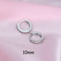 Rainbow CZ Huggies Hoop Earrings Girl Tiny Rings Cartilage Small Helix Piercing Tragus Conch Earlobe Circle Men Hoops Arete