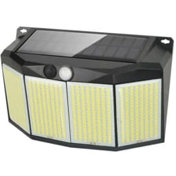 576 LED Outdoor Solar Power Lights Motion Sensor 3 Modes Waterproof Security Flood Lights for Outside Pathway Garden Garage Lamp