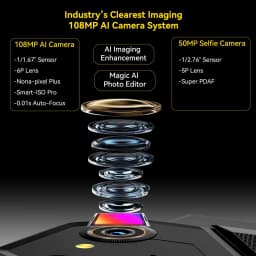Blackview Active 12 Pro Rugged Projector Tablet 30000mAh Bettery 11'' 16GB+1TB Dimensity 7300 Octa Core Global Version Tablet