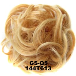 Zolin Synthetic Messy Curly Hair Bun Scrunchie Chignon Donut Elastic Rope Rubber Band Hair Bun Pad Updos Hairpiece