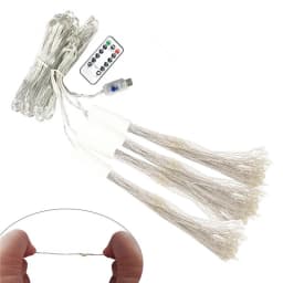 LED Firework Light 2x 4x 6x USB Powered Hanging Fairy Lights DIY Starburst Lamp for Garden Christmas Garland Festival Decor