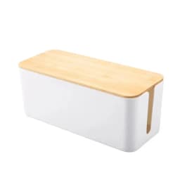 Cable Management Box, Cable Management Kit for Power Strip to Hide Wires, Cord Organizer Boxes, for Home and Office