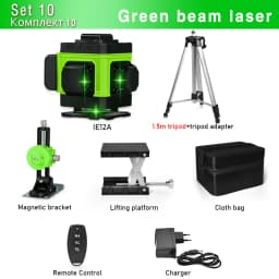 Clubiona 12 and 16 lines Professional Floor Ceiling Remote Control Green Line Laser Level with Pulse mode