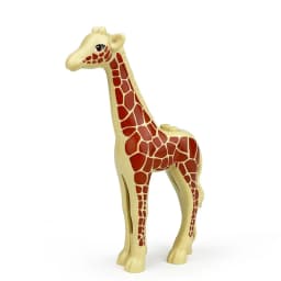 MOC City Animals Building Block Model Farm Ranch Scene Accessories Goat Wolf Pig Owl Flamingo Parrot Bird Zoo Kids Brick Toy T04
