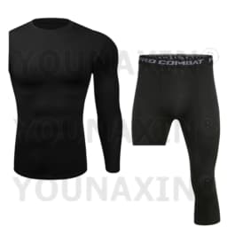 Men One Arm Sleeve T-shirts Exercise Trousers Running Tight Sports Cropped Leggings Women Yoga Fitness Pants S M L XL 2XL 3XL