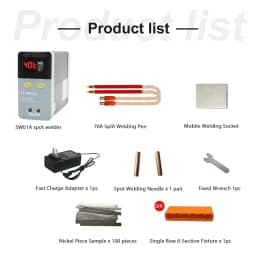 Heltec 21KW 36KW 42KW Capacitor Storage Battery Spot Welding Machine/Portable Small Spot Welder LED Display 0.5mm Thickness