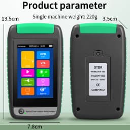 COMPTYCO OTDR AUA-18/161U/A Support Active Fiber Testing Optical Time Domain Reflectometer Built-in OLS/OPM/VFL/LED/Event Map