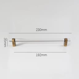 Smoky Gray Acrylic+Brass for Furniture Handles and Knobs Kitchen Doors Cabinet Drawer T Bar Funiture Wardrobe Appliance Handle