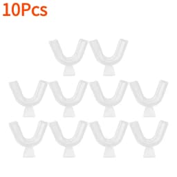 2-20Pcs Silicone Mouth Guard Teeth Protector Night Guard Mouth Tray for Bruxism Grinding Non-snoring Teeth Whitening Protection