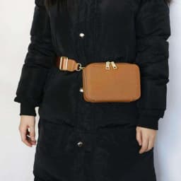 Customized Name Leather Waist Bag, Mobile Phone Bag, Small Bag, Key, Casual Money Bag, Hand-Held Bag
