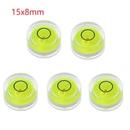 5pcs Mini Round Accuracy Bubble Level Bullseye Instrument Horizontal Precision Bubble Level Measuring Tool