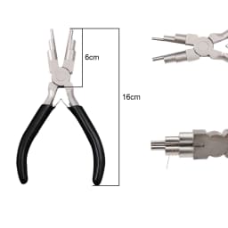 1Pcs Jewelry Making Pliers Set - Needle Nose, Chain Nose, Round Nose & Wire Cutter - Perfect for Jewelry Repair, Wire Wrapping