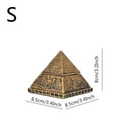 Ancient Egypt Pyramid Ornament Handicraft Resin Detachable Aromatherapy Candle Stand Pharaoh Mummy Travel Souvenir Mysterious