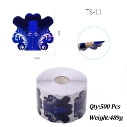 500Pcs Nail Paper Extension Stencil Forms Stickers Holder for Gel Acrylic Tips Builder French Nail Form Tip False Nails Art Tool
