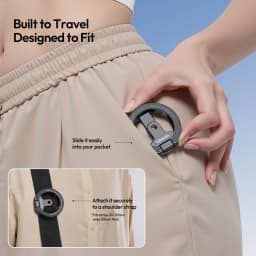 Ulanzi MA02 Phone Stand Slim Foldable Design MagLock Dual Magnetic with Universal 1/4" Mount for Gym Refrigerator Selfie Stick