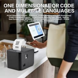 Receipt Printer 80mm Hand Printer 80T USB/USB+Lan Port Printer With Auto Cutter POS Printer Kitchen Printer