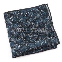 High Grade Handkerchief Man Jacquard Water Ripples Constellation Paisley Christmas's Day Party Pocket Square Handkerchiefs Suit